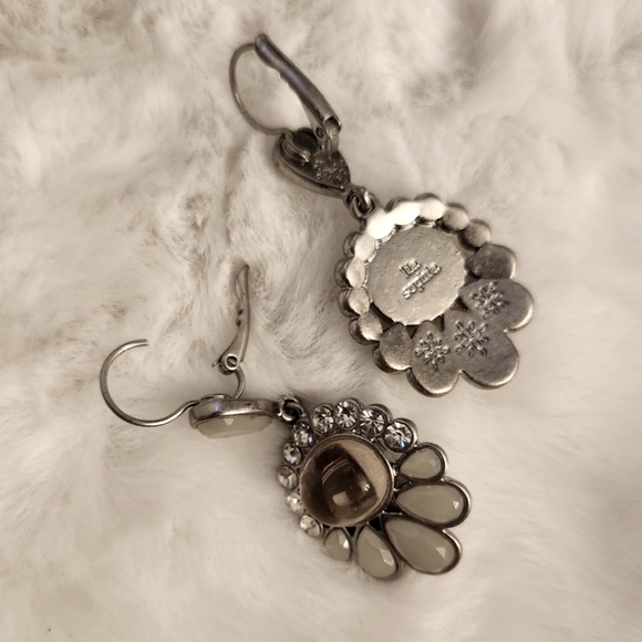 Lia Sophia "Opaline" Cut Crystal Earrings - Picture 4 of 4